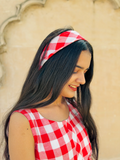Ruby Picnic Tiered Cotton Dress