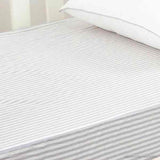 Dreamaker 100% Cotton Luxurious Cot Fitted Sheet Stripe Baby Unisex RRP $39.95