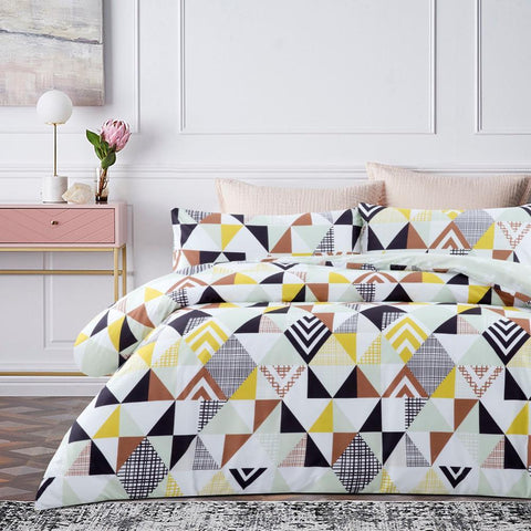 Dreamaker Printed Quilt Cover Set (Ethan) - Double