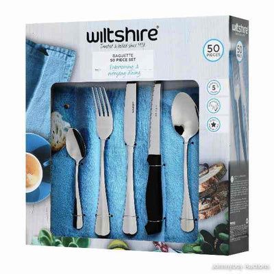 Wiltshire Baguette 50 Piece Cutlery Set