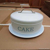 Deluxe White Metal Cake Tin