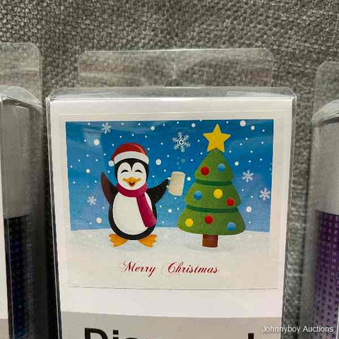 4 x Xmas Diamond Arts 40x50