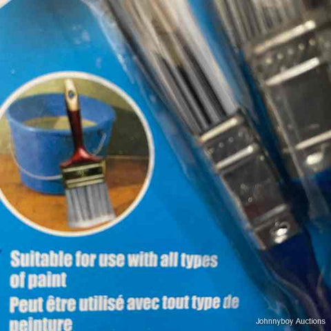 10 Piece Paint Brush Set