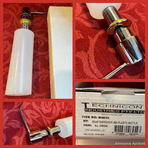 Under The bench deluxe chrome soap dispenser RRP $140.00