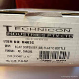 Under The bench deluxe chrome soap dispenser RRP $140.00