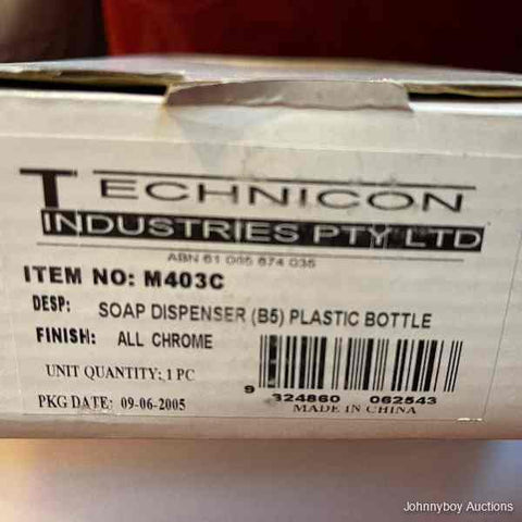 Under The bench deluxe chrome soap dispenser RRP $140.00