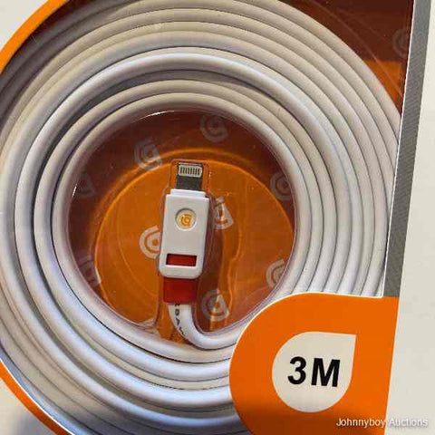 2 x Premium Griffin 3 Metre Charging Cables to suit Apple Phones