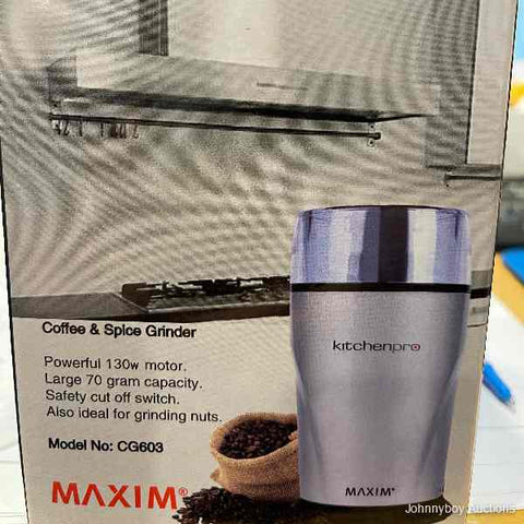 Maxim Electric Coffee Stainless steel grinder bowl & blade