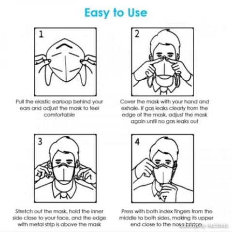 KN95 Face Masks Bulk Lot of 10